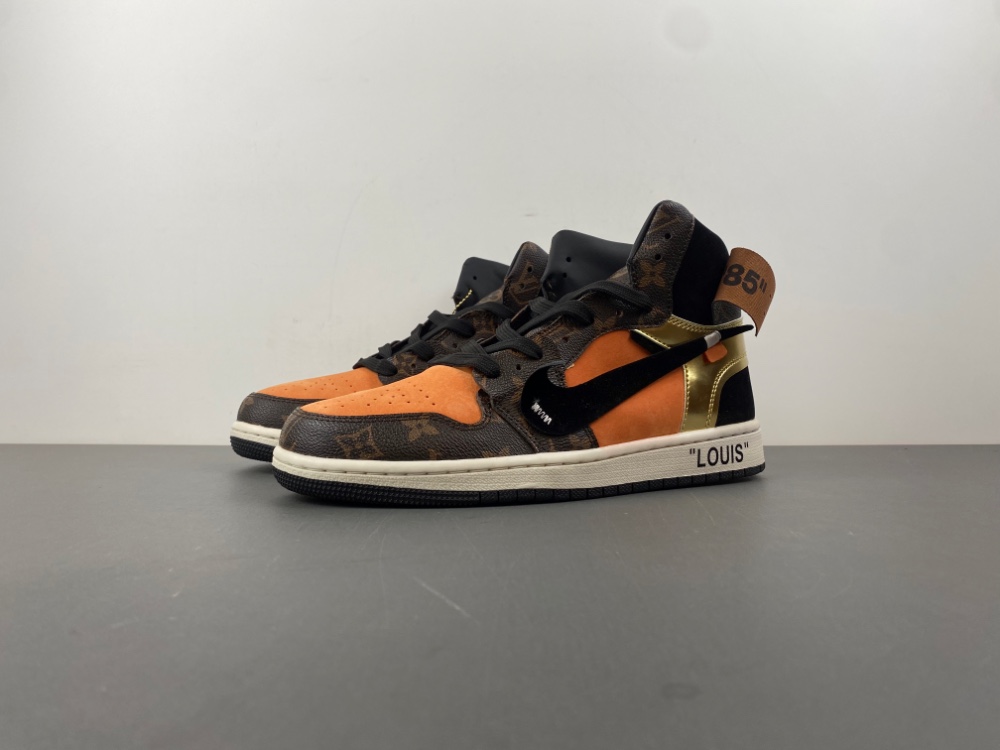 OFF-WHITE x Air Jordan 1 LV High Gold