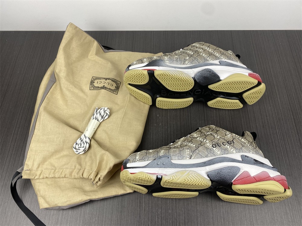 Gucci x Balenciaga The Hacker Project Triple S Beige