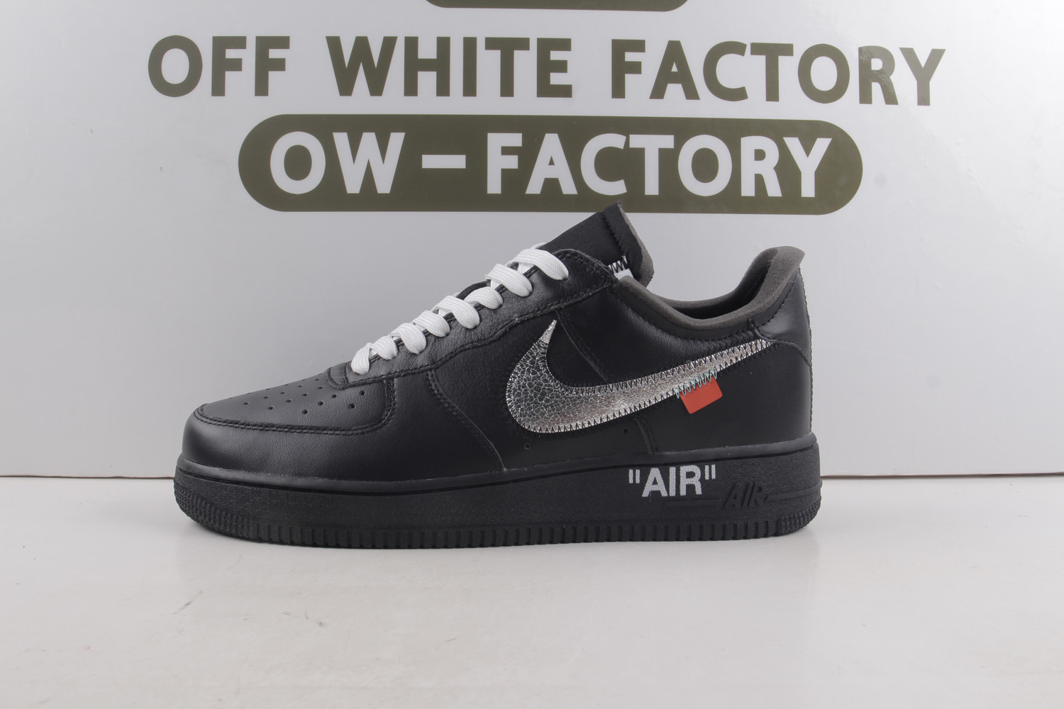 @OWF Off-White x Nike Air Force 1 07 Virgil MoMa Off-White Black
