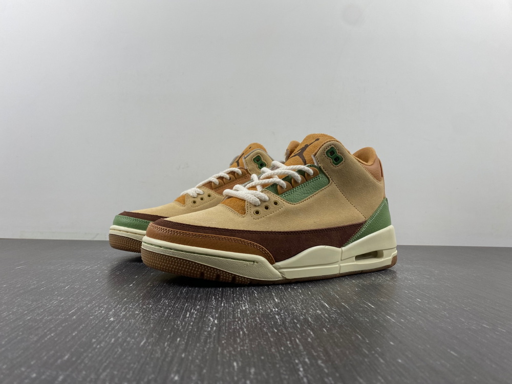 Air Jordan 3 Retro Palomino Green CT8532-102