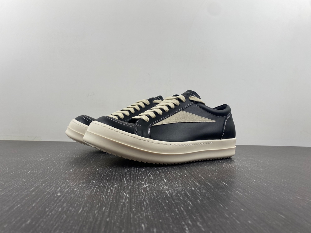 Rick Owens Strobe Vintage Low Black Suede
