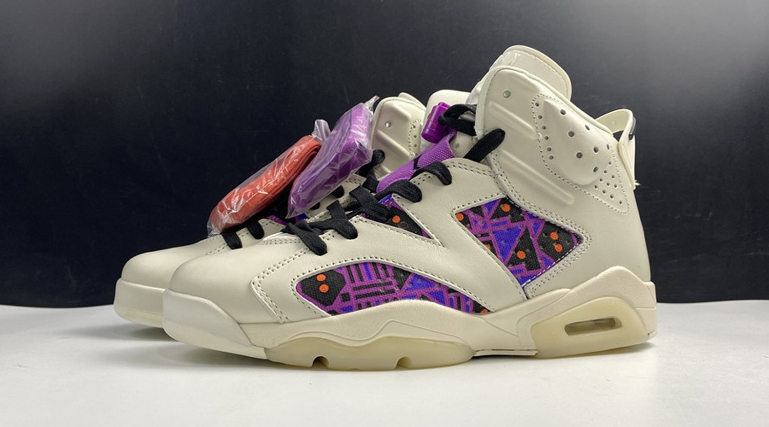 Nike Air Jordan 6 Retro Quai54 Sail Black (2020)