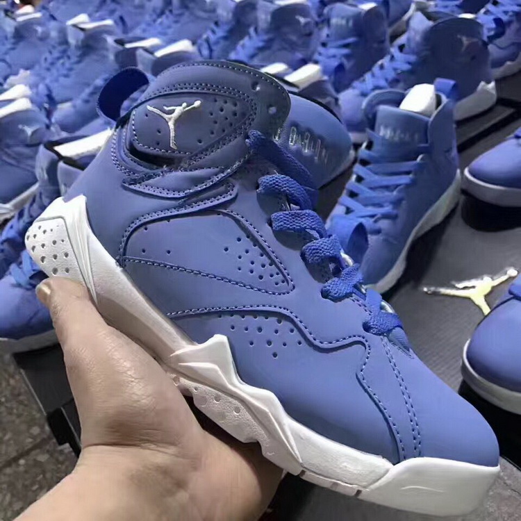 Air Jordan 7 White Card Blue