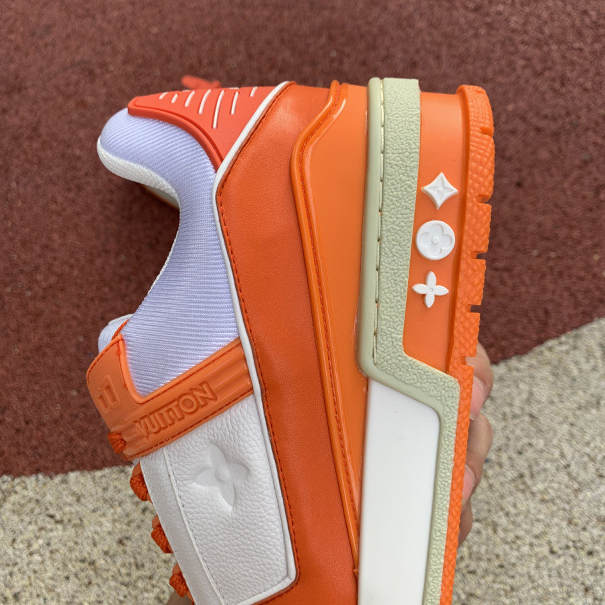 Louis Vuitton LV Trainer Orange