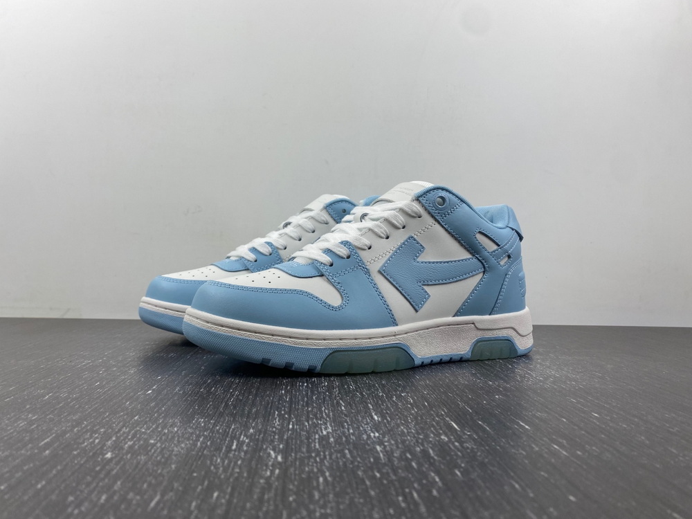 OFF-WHITE Out Of Office OOO Low Tops White Blue (FW22)