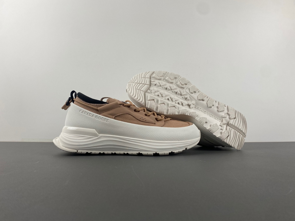 Canada Goose Glacier Trail Sneaker Tan White