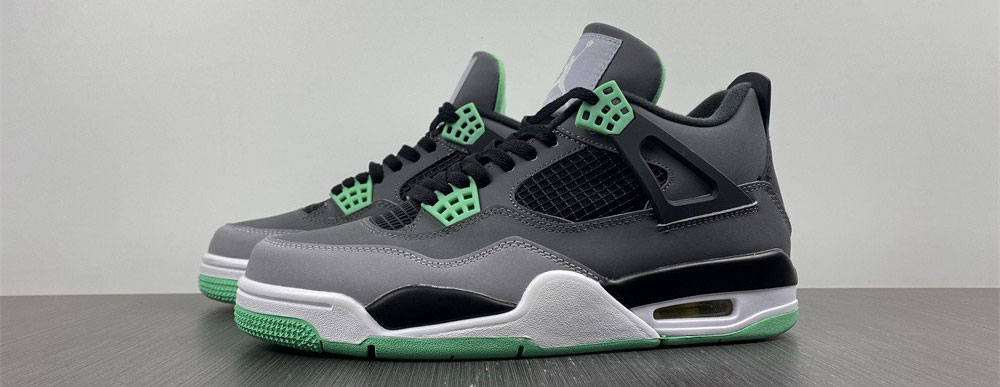 Jordan 4 Retro Green Glow