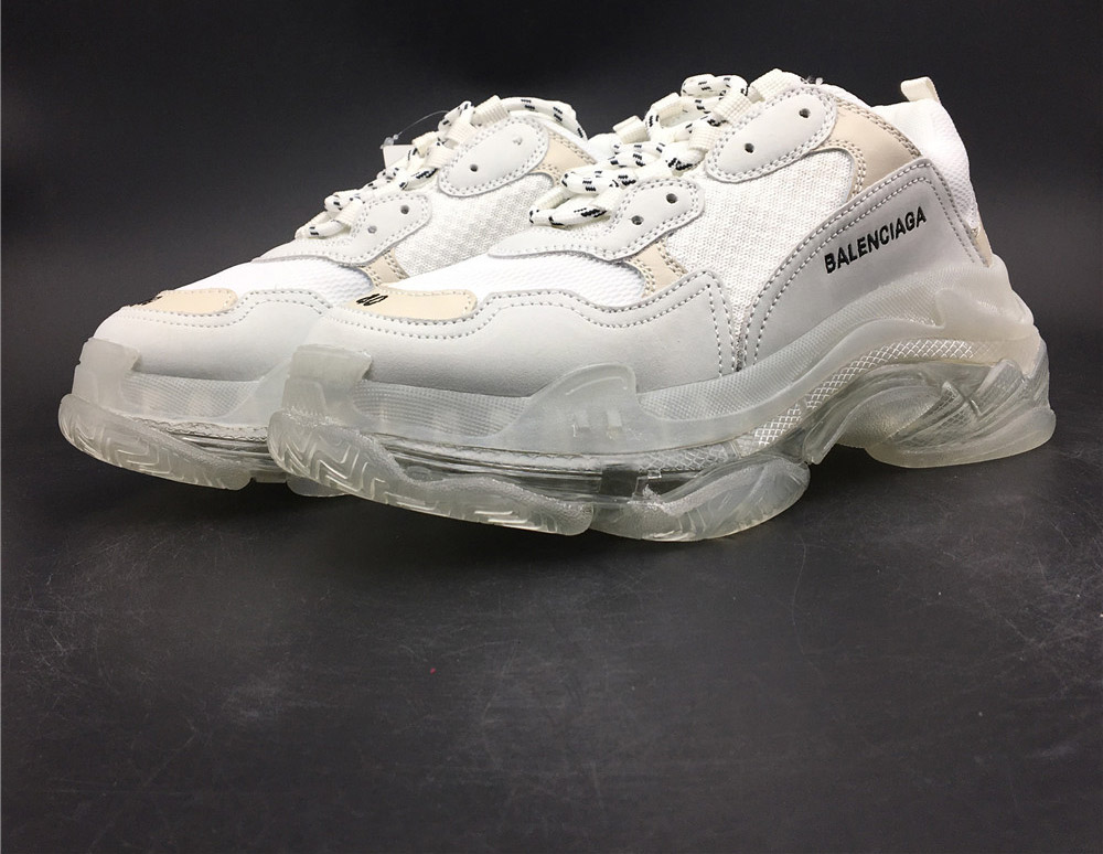 Balenciaga Triple S Clear Sole White (Women's)
