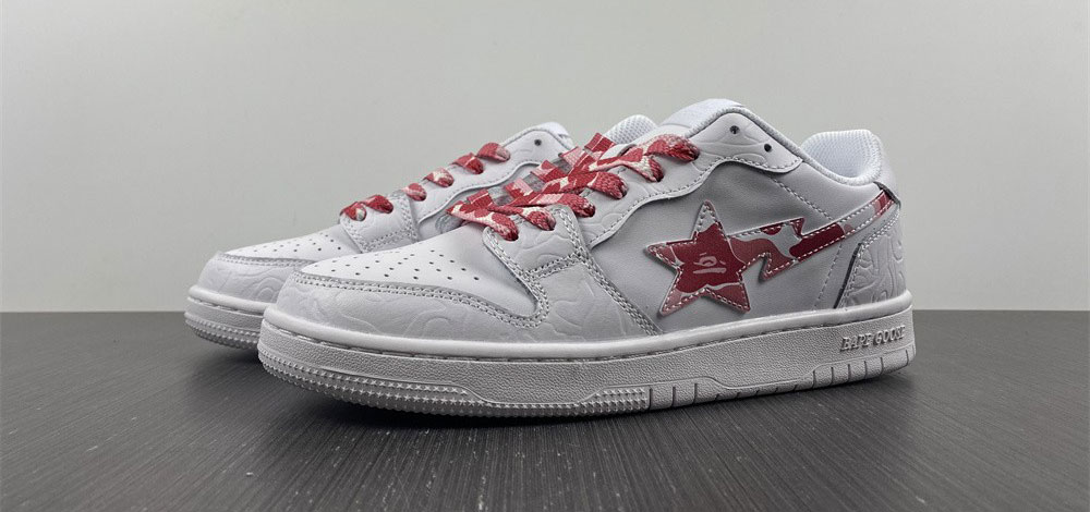 A Bathing Ape Bape SK8 Sta White
