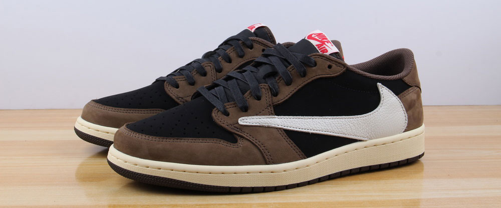 LJR batch Jordan 1 Retro Low OG SP Travis Scott Mocha