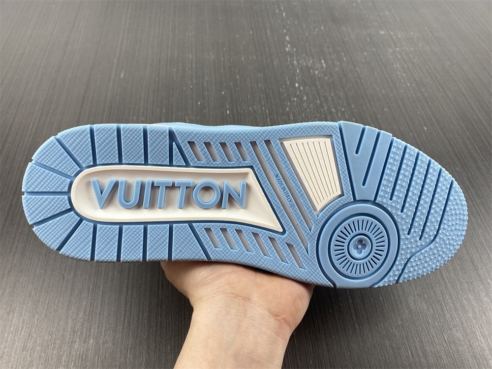 Louis Vuitton Trainer Low White Sky Blue