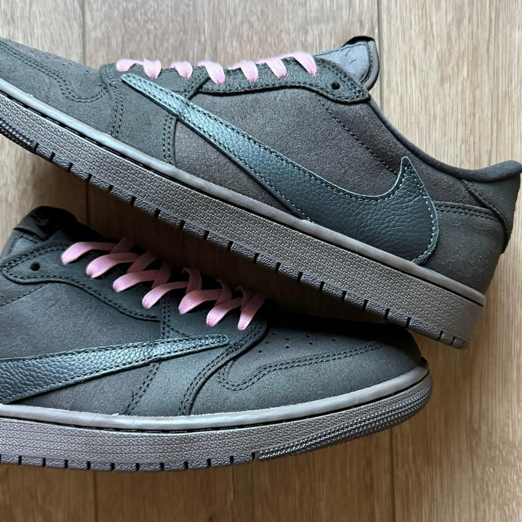 LJR batch Jordan 1 Retro Low OG SP Travis Scott Velvet Brown Biggest 14