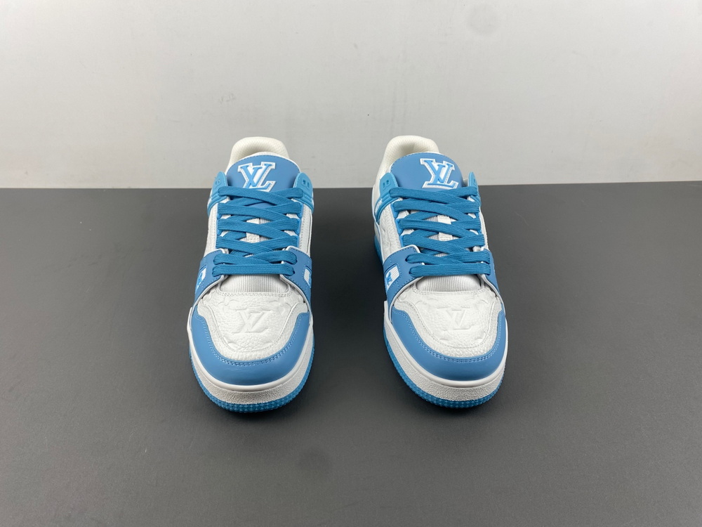 PK Batch Louis Vuitton LV trainer White Blue US13=47