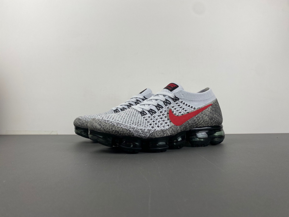Nike Air VaporMax Platinum Red Black