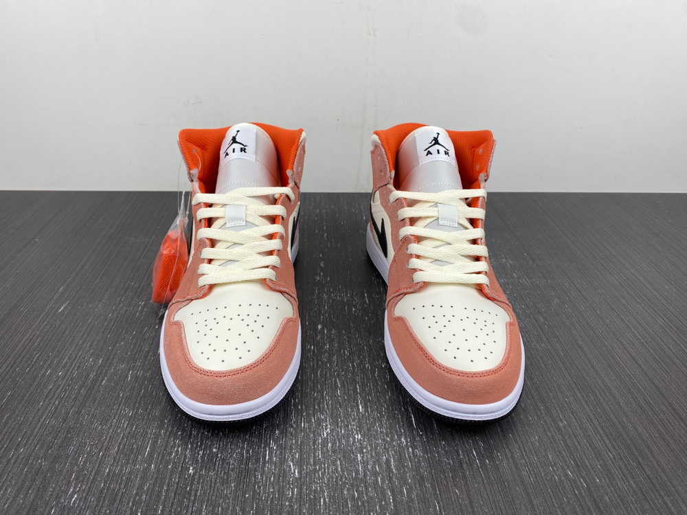 Jordan 1 Mid SE Orange Suede