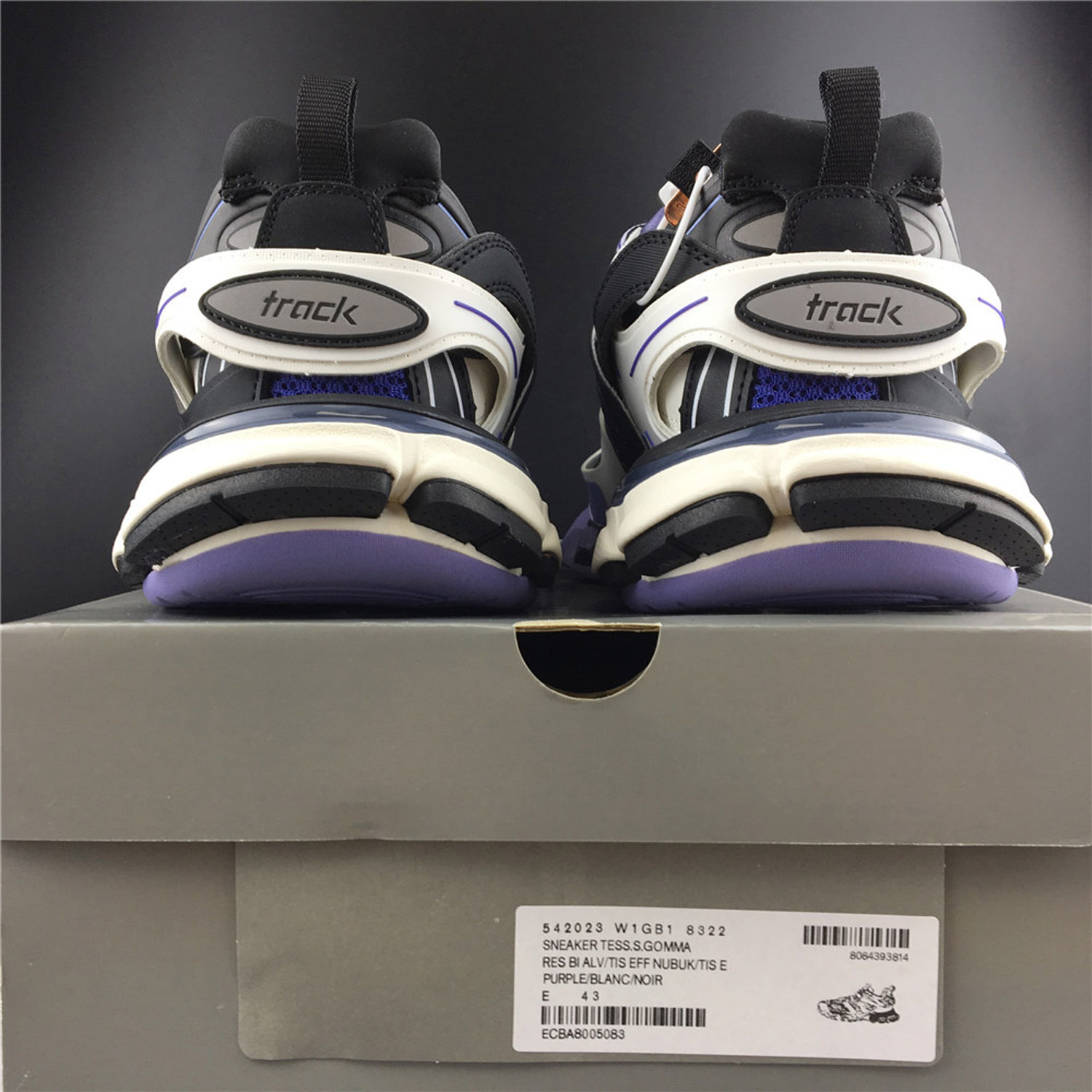 Balenciaga Sneaker Tess.s.Gomma White Black Purple