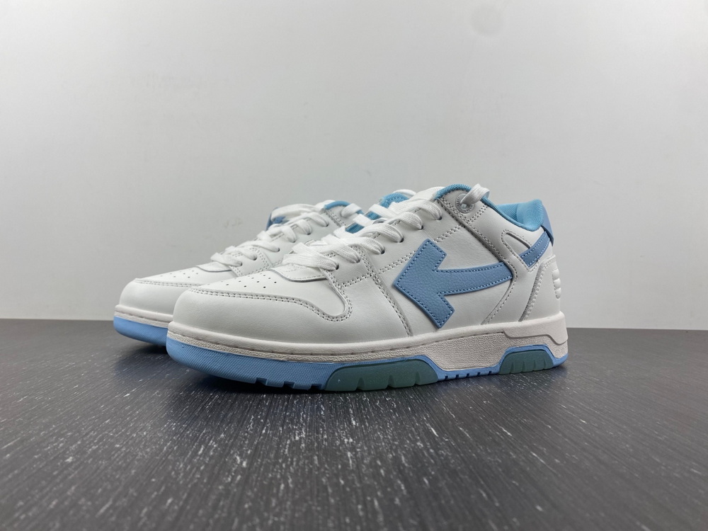 OFF-WHITE Out Of Office OOO Low Tops White Light Blue (2023)