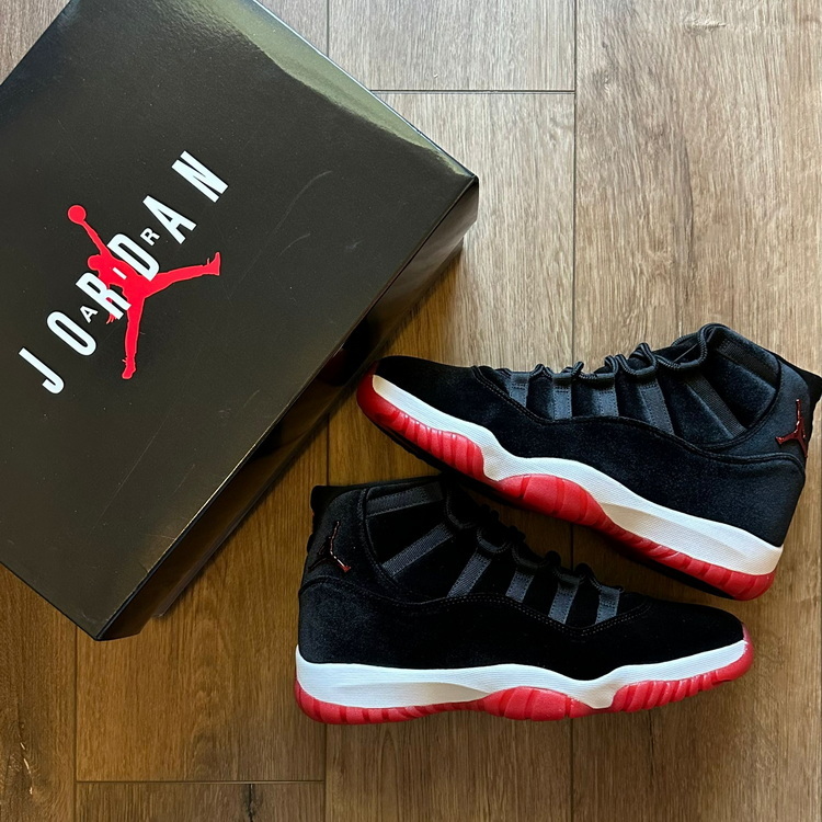 Air Jordan 11 Bred Velvet (W) Men size