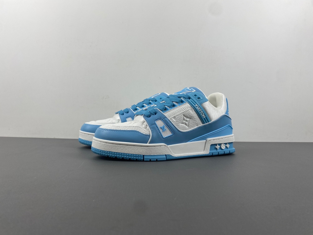 PK Batch Louis Vuitton LV trainer White Blue US13=47