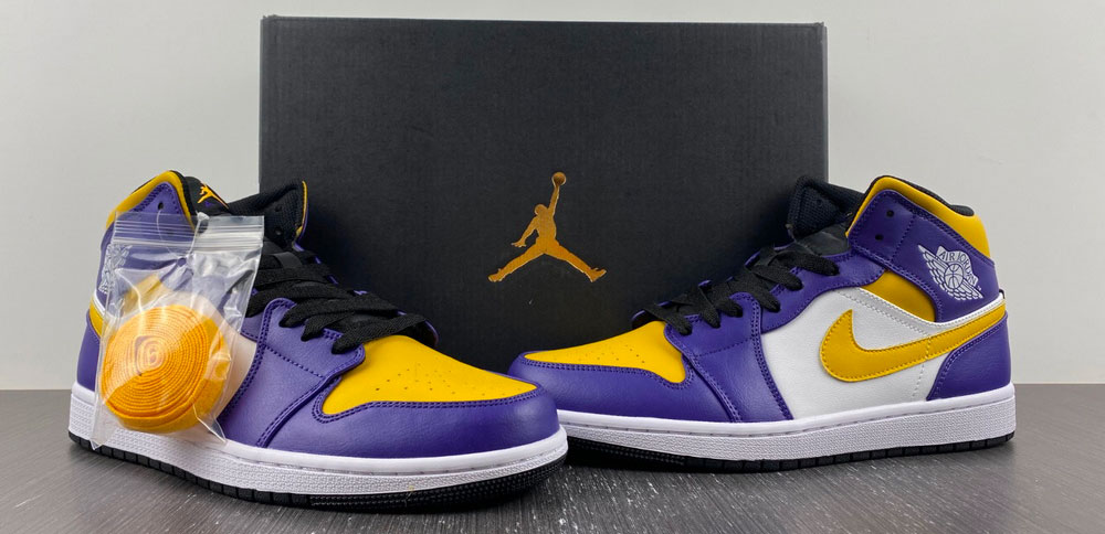 Jordan 1 Mid Lakers (2022)