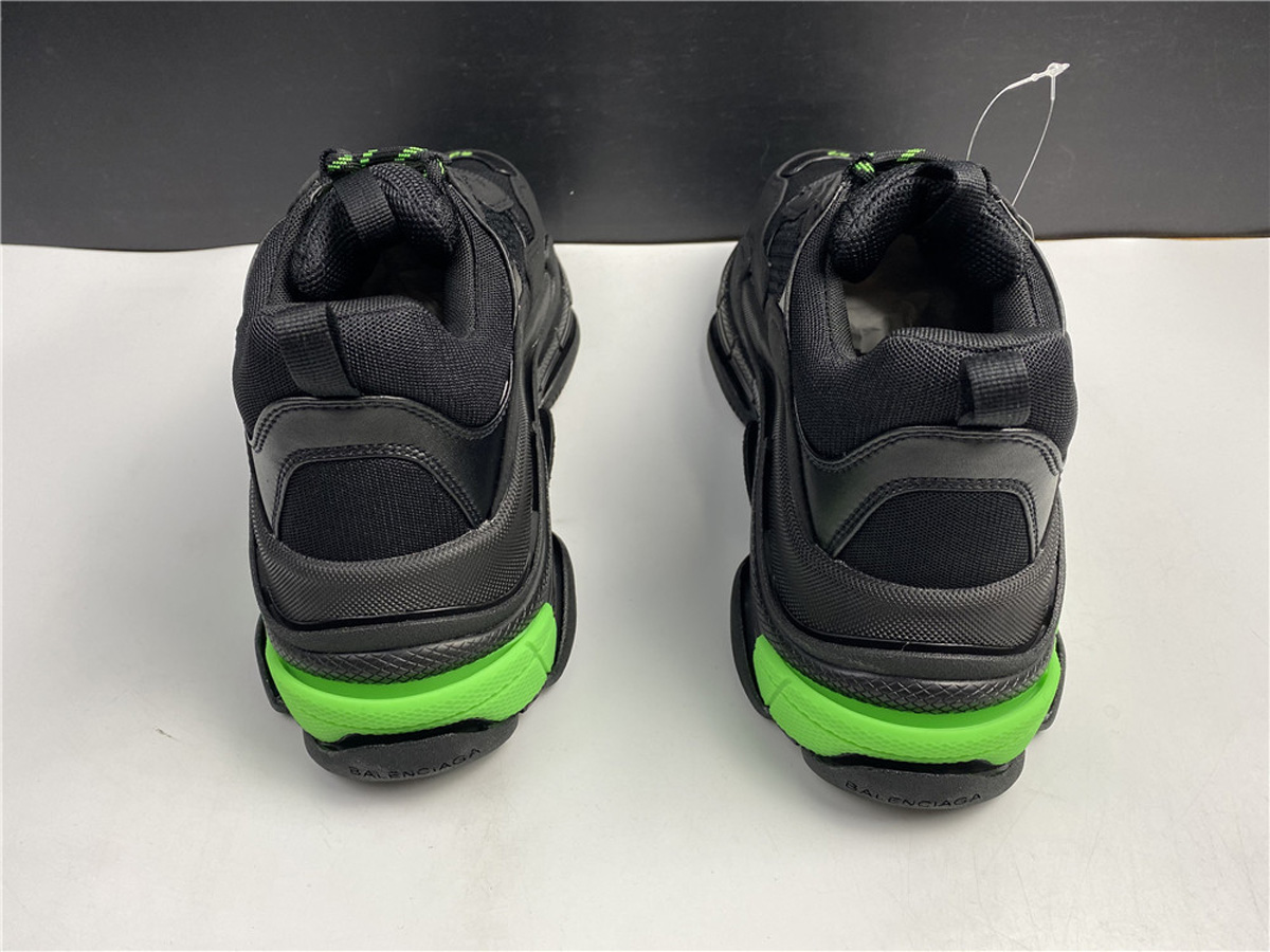 Balenciaga Track.2 Open Sneaker Black and Green