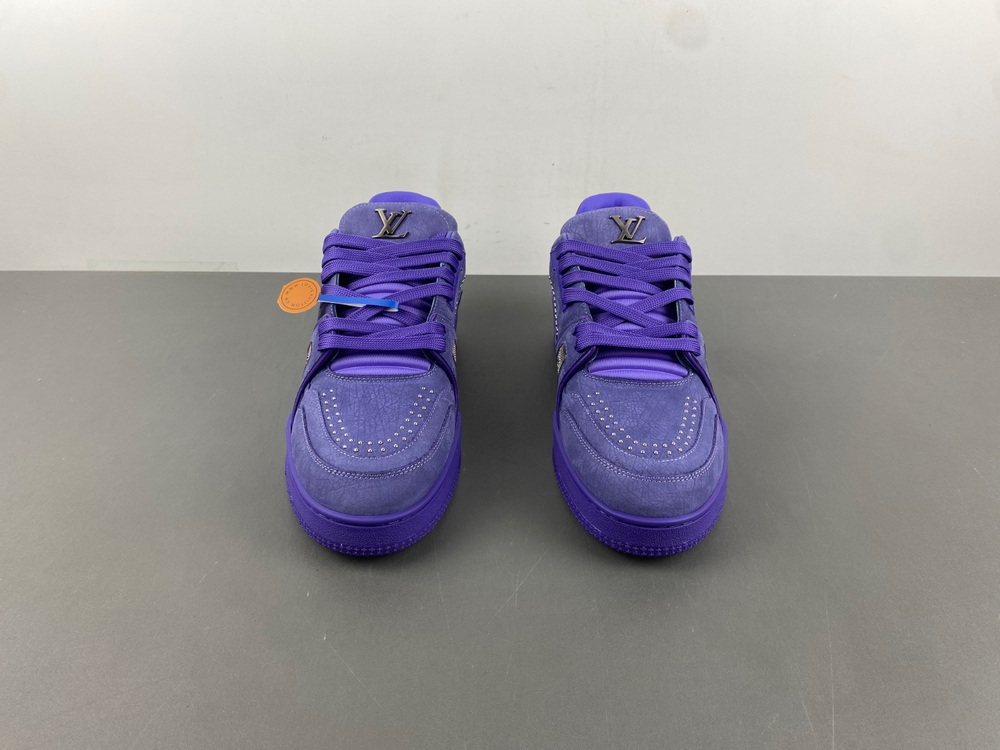 Top Batch Louis Vuitton LV trainer Purple