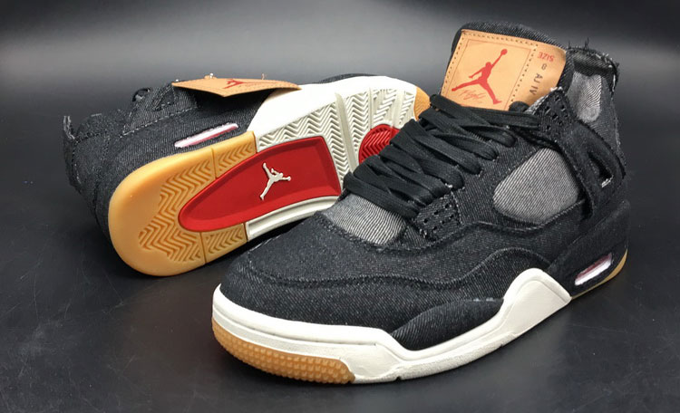 Levis x Air Jordan 4 Retro NRG Black Denim