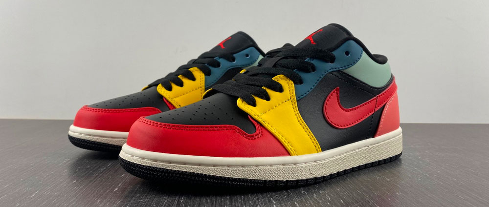 Air Jordan 1 Low SE Black Multi-Color