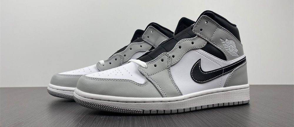 Jordan 1 Mid Light Smoke Grey