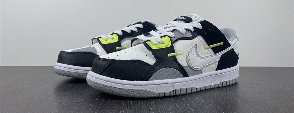 Nike Dunk Low Scrap Wolf Grey Light Lemon Twist