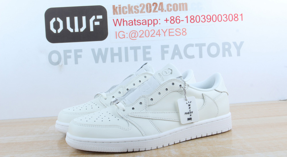 Jordan 1 Retro OG Low Travis Scott White Party