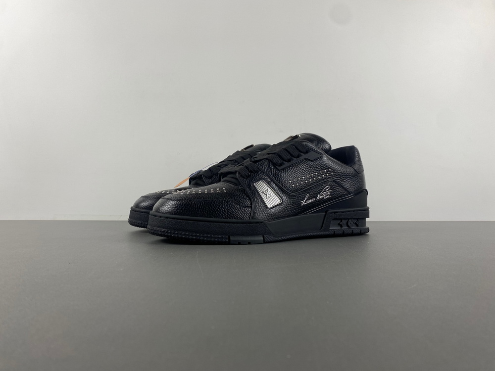 Top Batch Louis Vuitton LV trainer #54 Black
