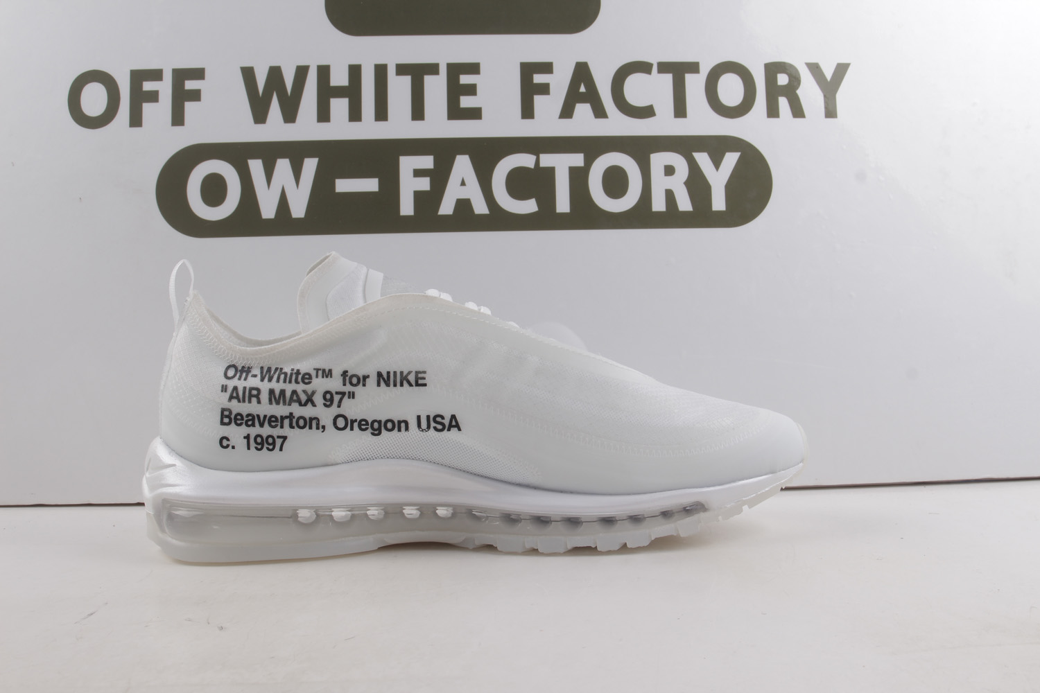 @OWF Off White Air Max 97 White