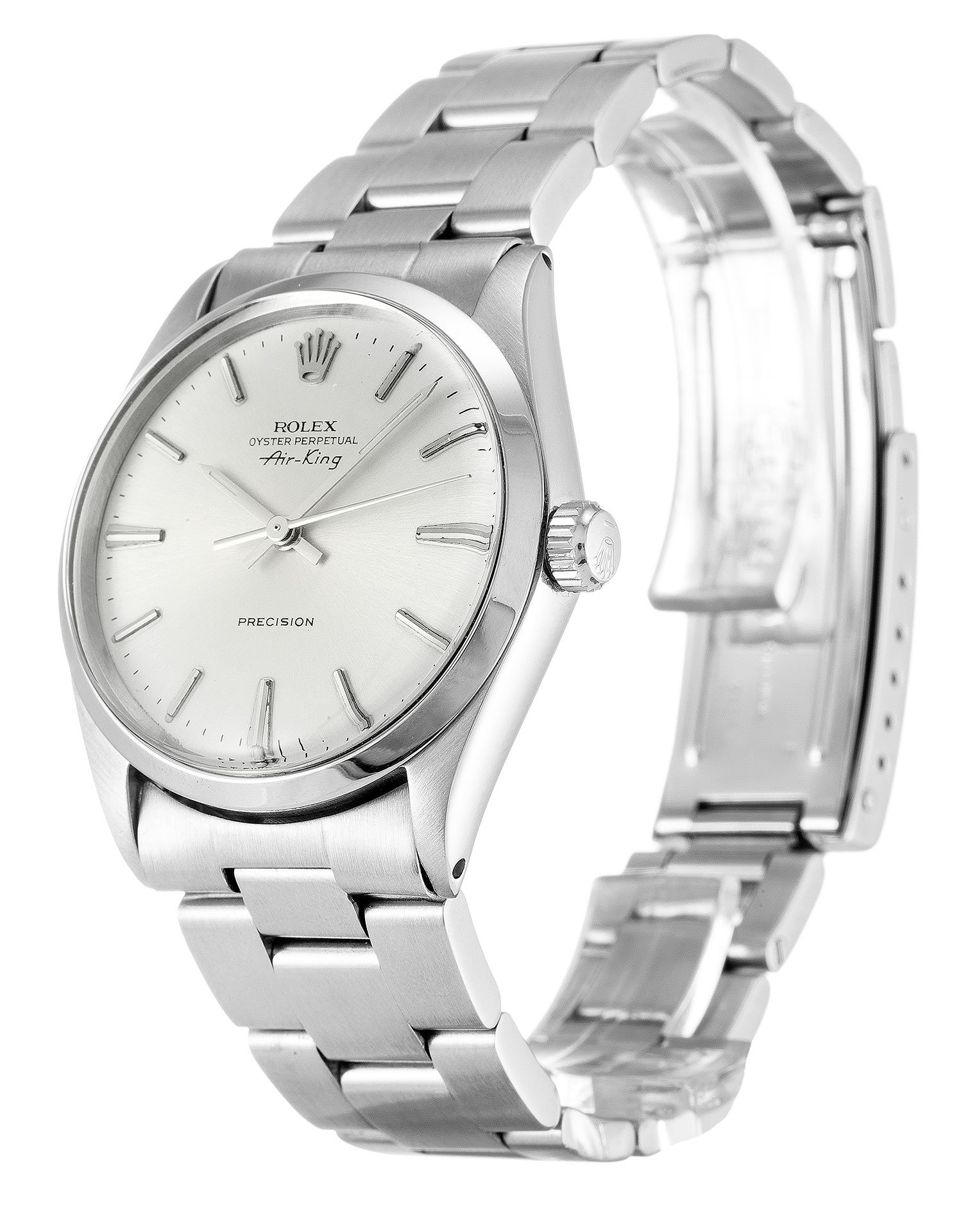 Replica Rolex Air-King 34mm Silver Dial 5500