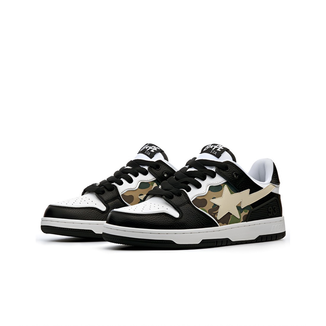 A BATHING APE BAPE SK8 STA BLACK 1H20-191-033