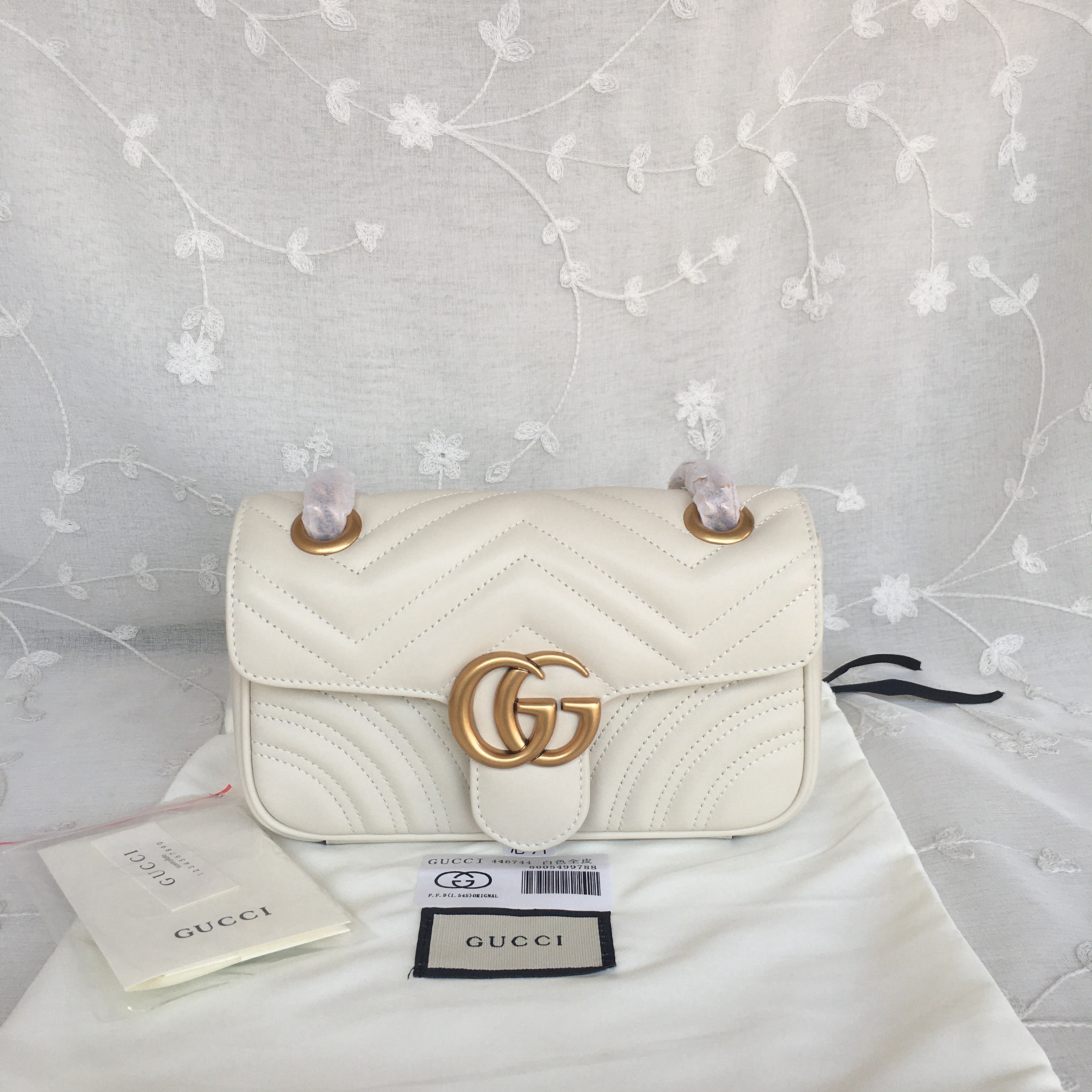 Gucci Marmont matelassé mini bag 446744