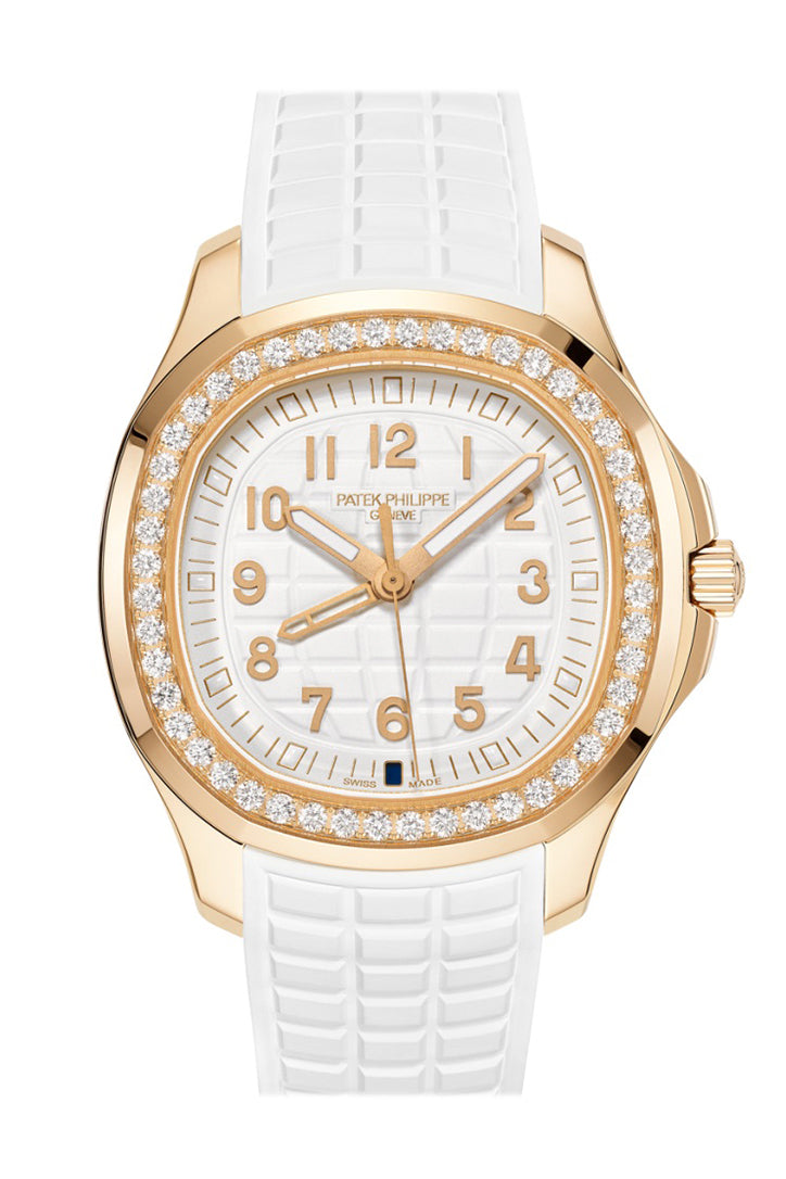 Patek Philippe Aquanaut Luce Travel Time Rose Gold Diamonds White Dial 5269/200R-001