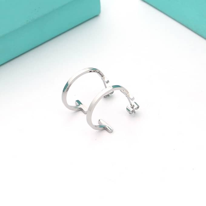 Knockoff Tiffany Logo Earrings