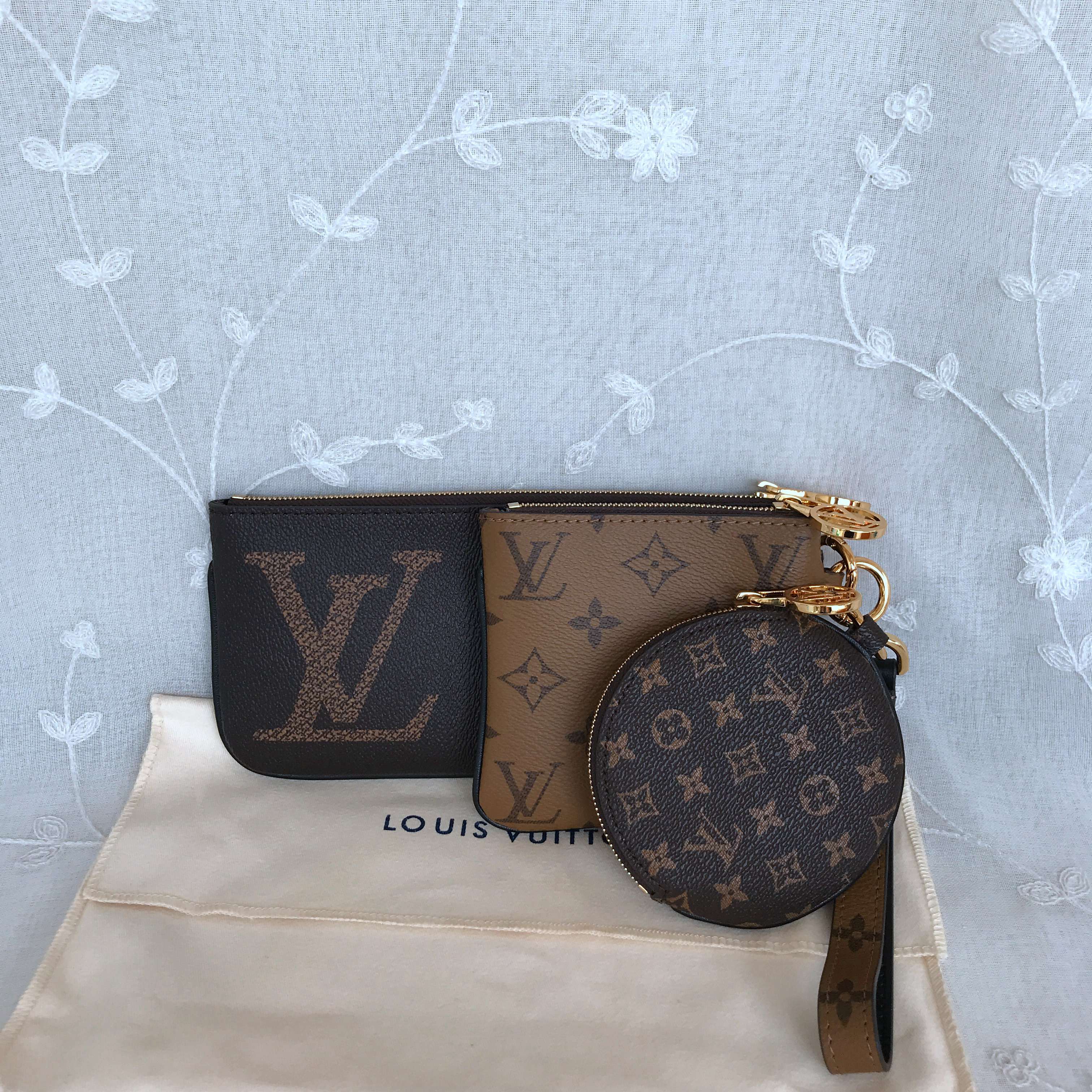 LV TRIO POUCH M68756