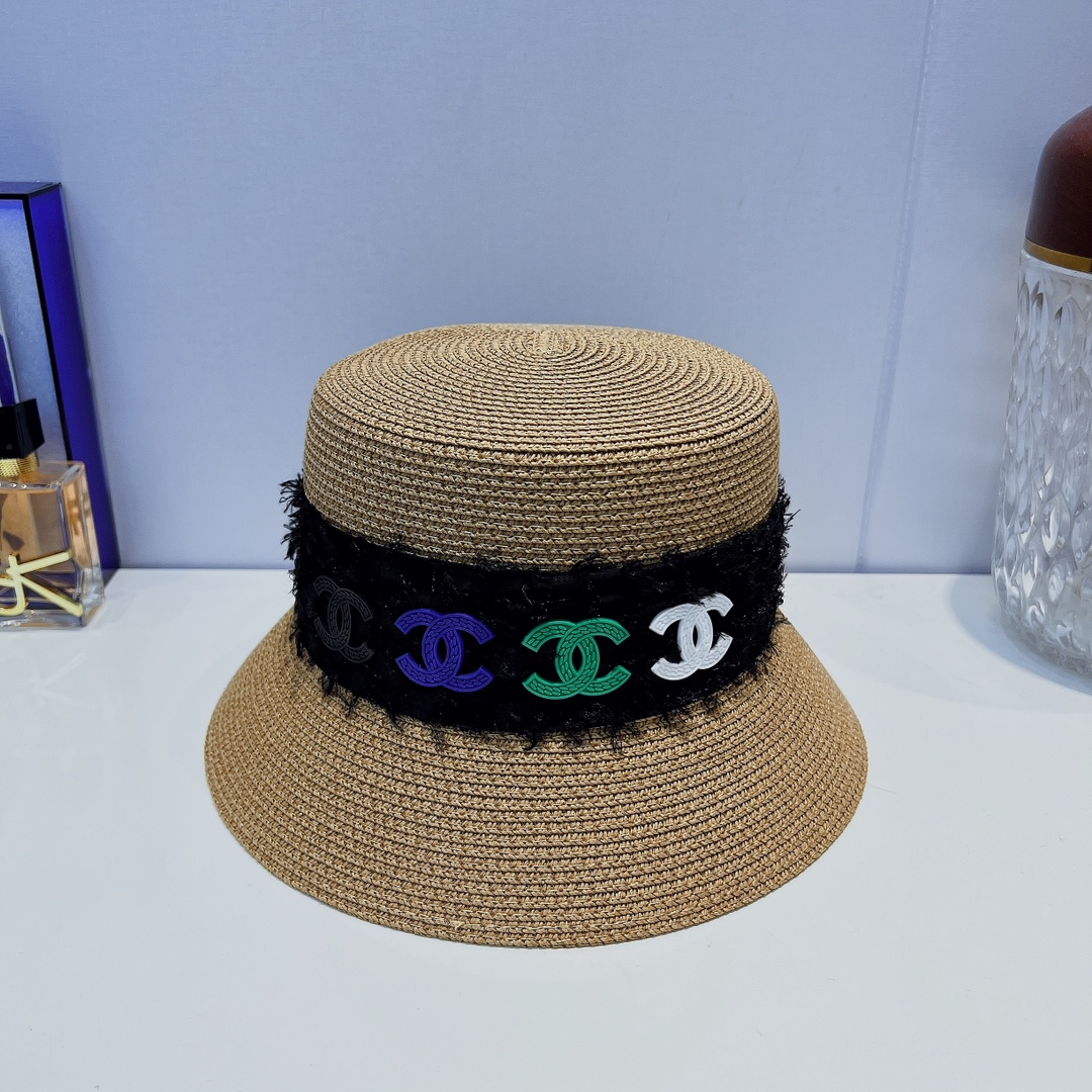 Colorful Logo Woven Bucket Hat