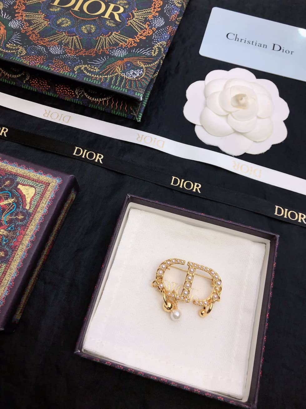 Designer Dior Classic Brooch