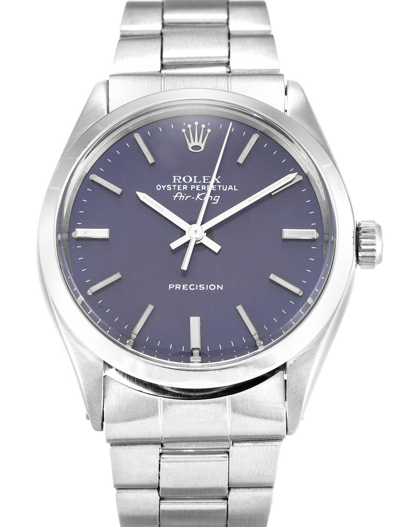 Replica Rolex Air-King 34mm Blue Dial 5500