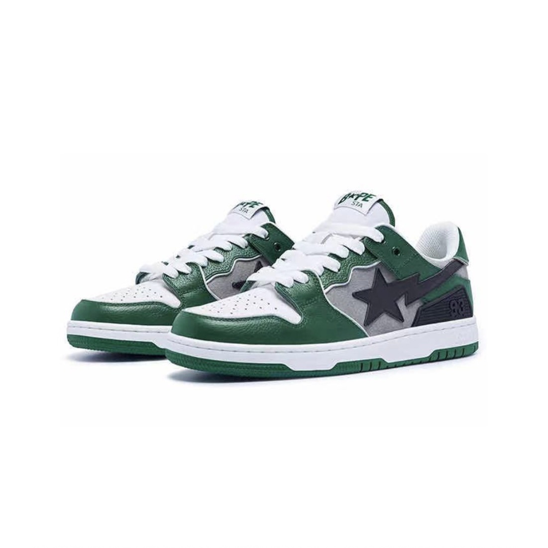 A BATHING APE BAPE SK8 STA GREEN GREY 1I80-191-010