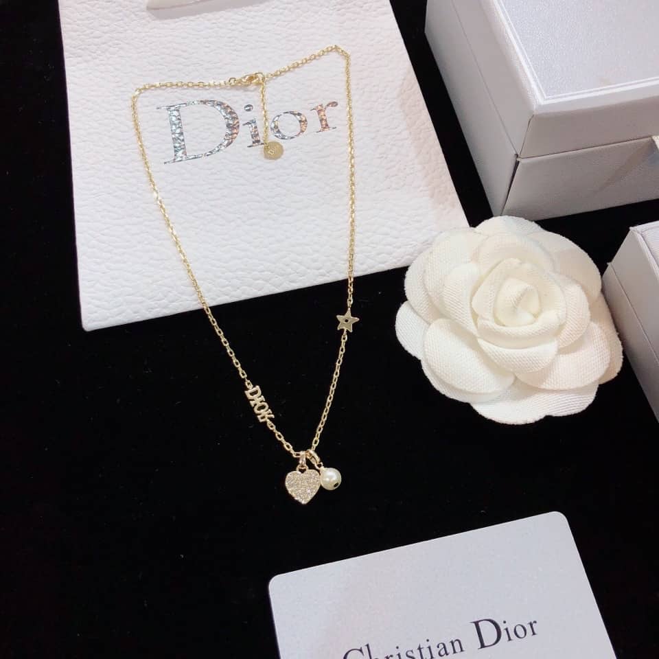 Knockoff Dior Logo Necklace