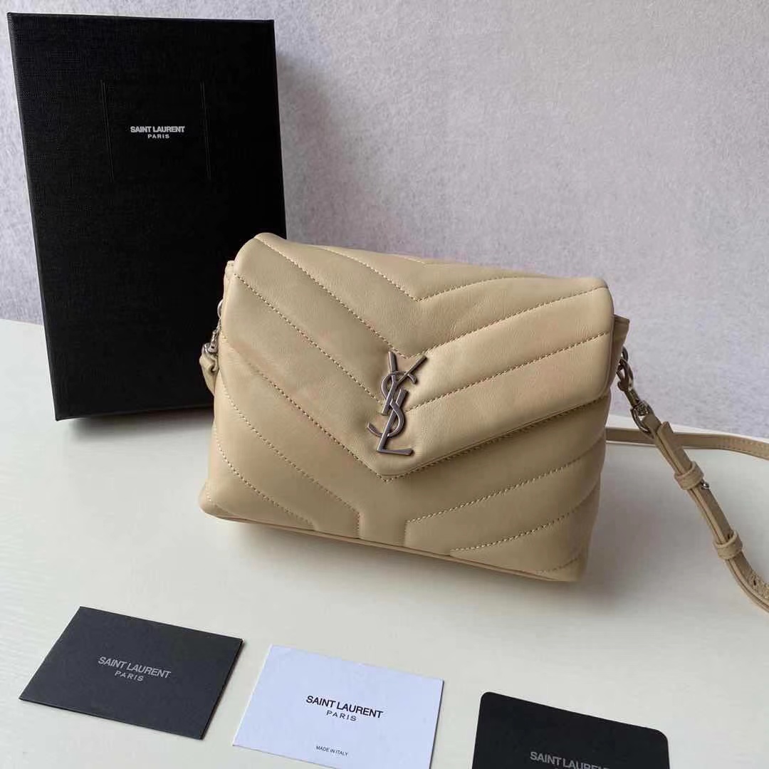 LOULOU TOY BAG IN Y-QUILTED LEATHER