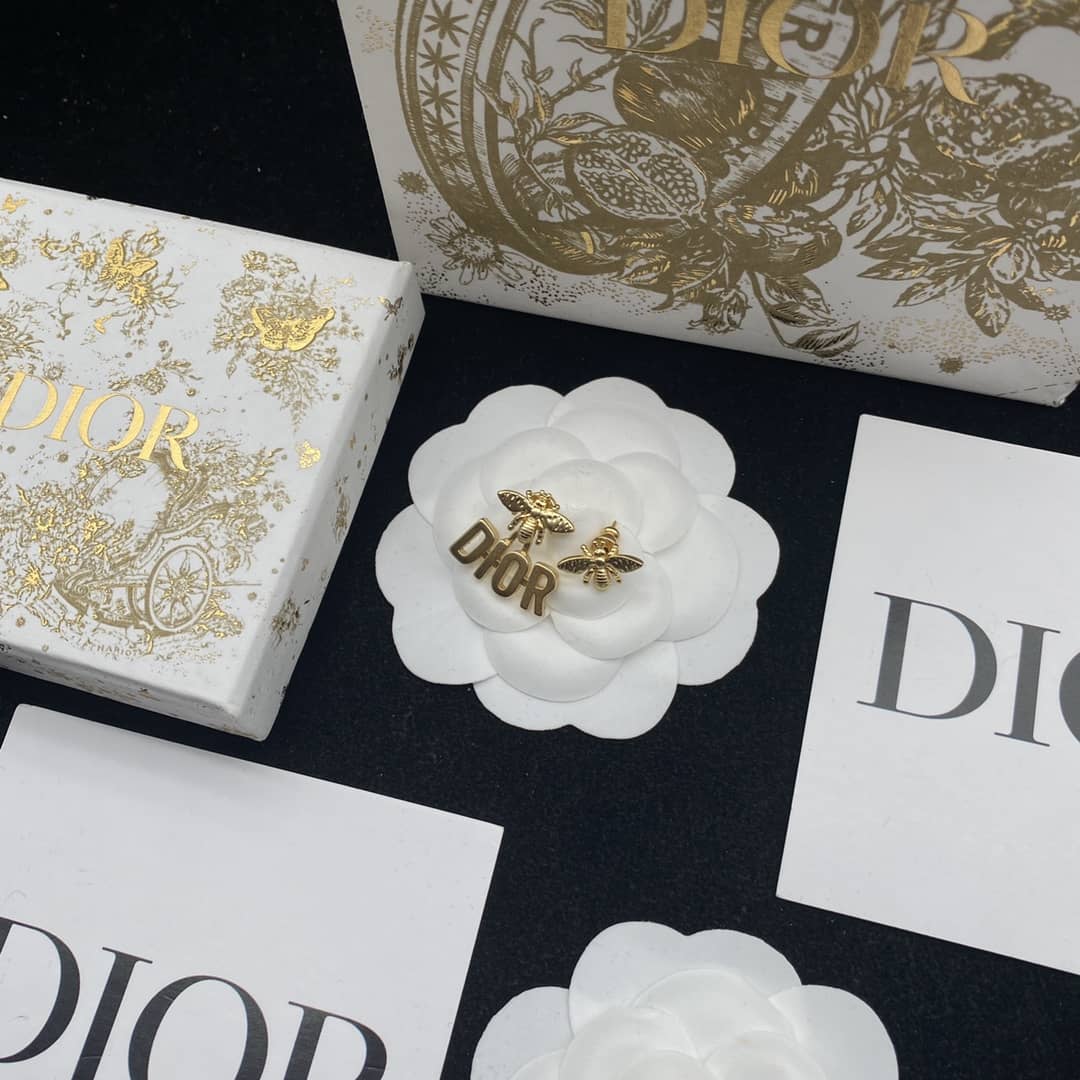 Knockoff Dior Logo Earrings
