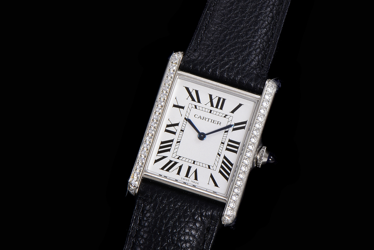 Cartier tank series W4TA0016 watch