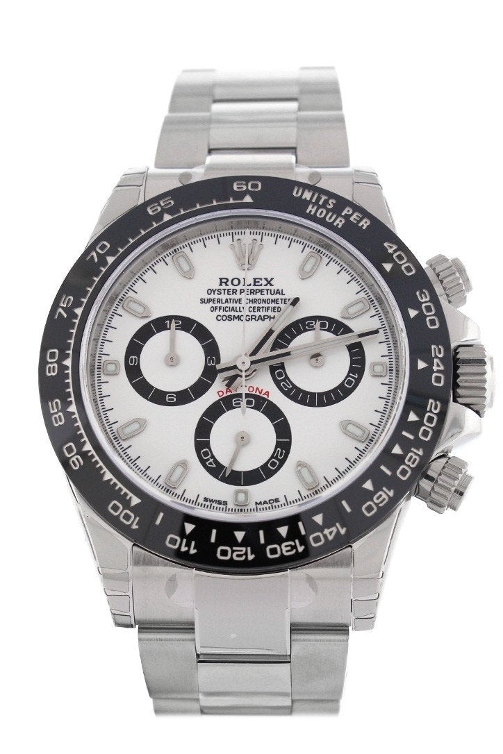 Rolex Daytona 40mm m116500ln-0001 Fake Men's White Dial