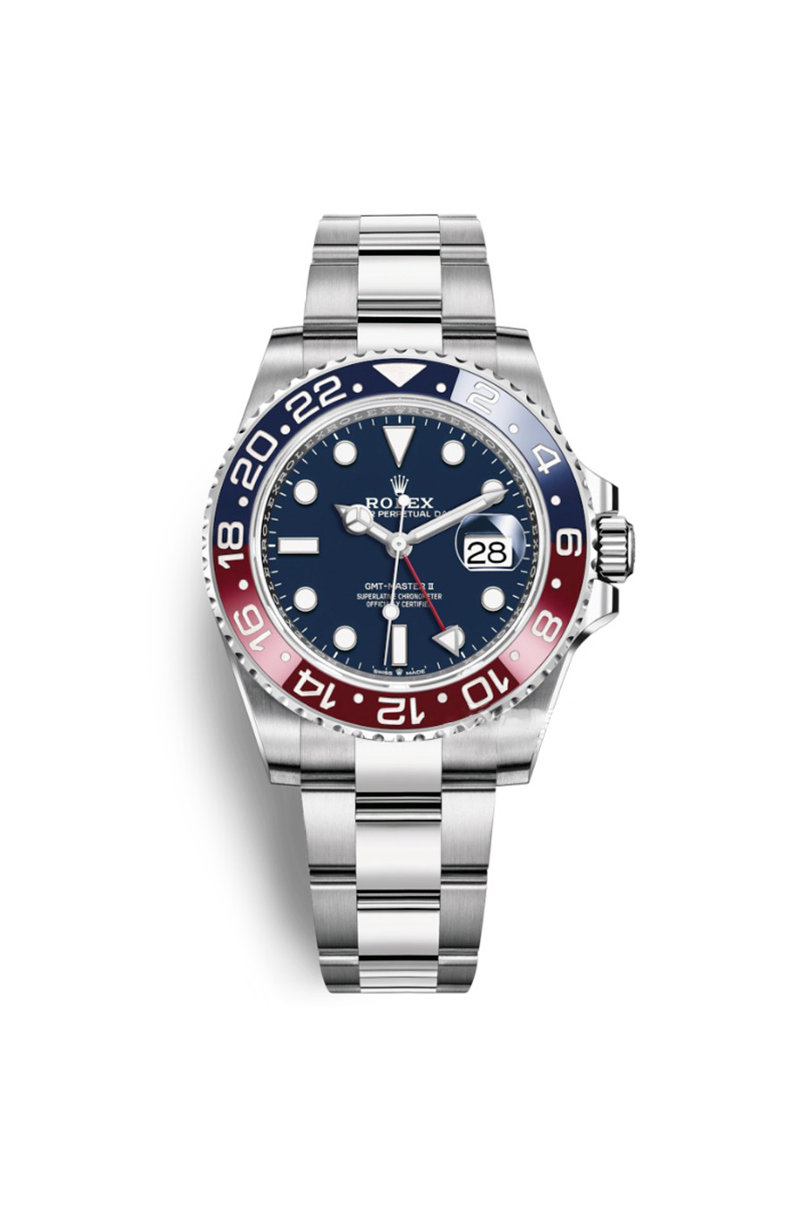Rolex GMT-Master II White Gold Blue Dial Oyster Bracelet 126719BLRO