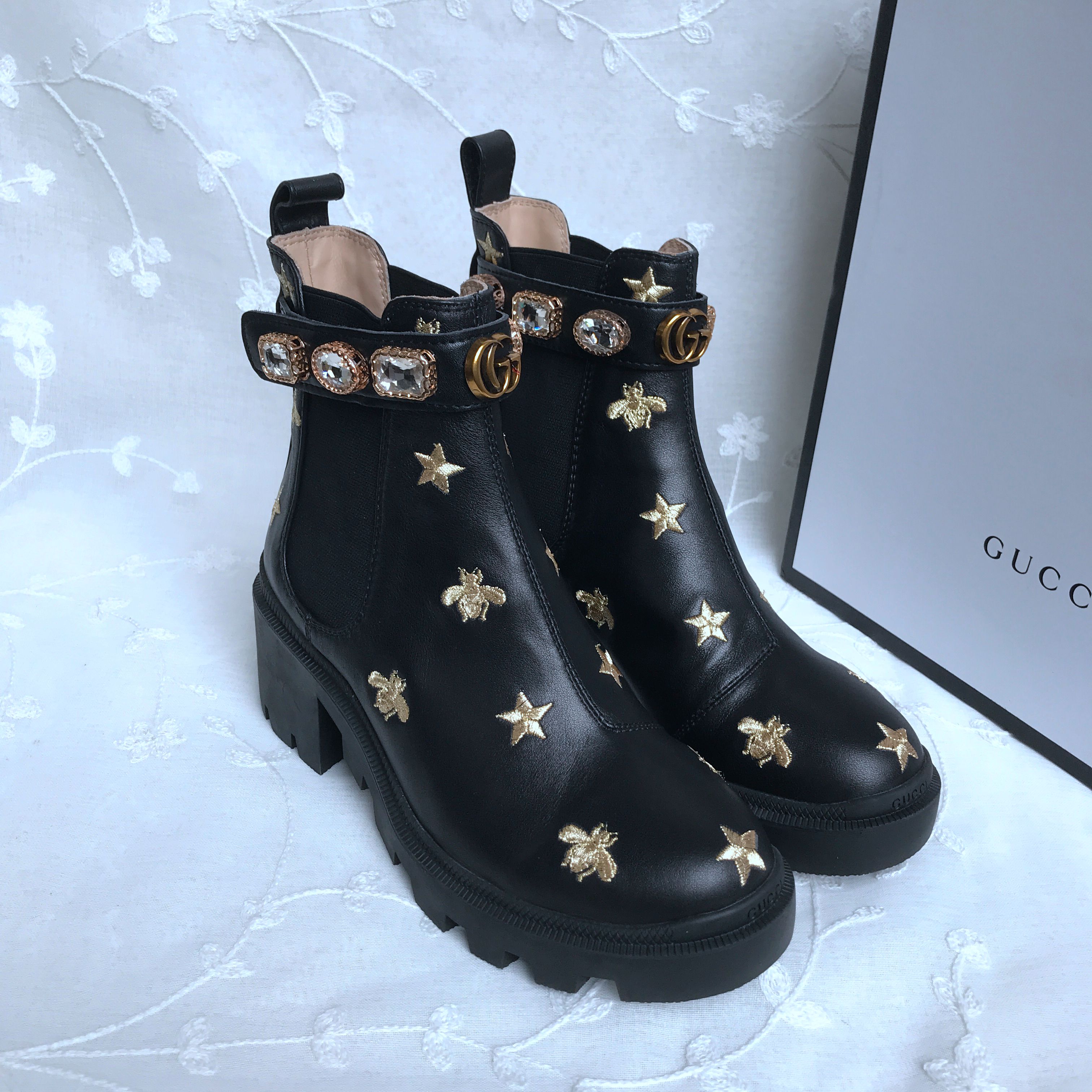 Gucci Bee Boots 452117